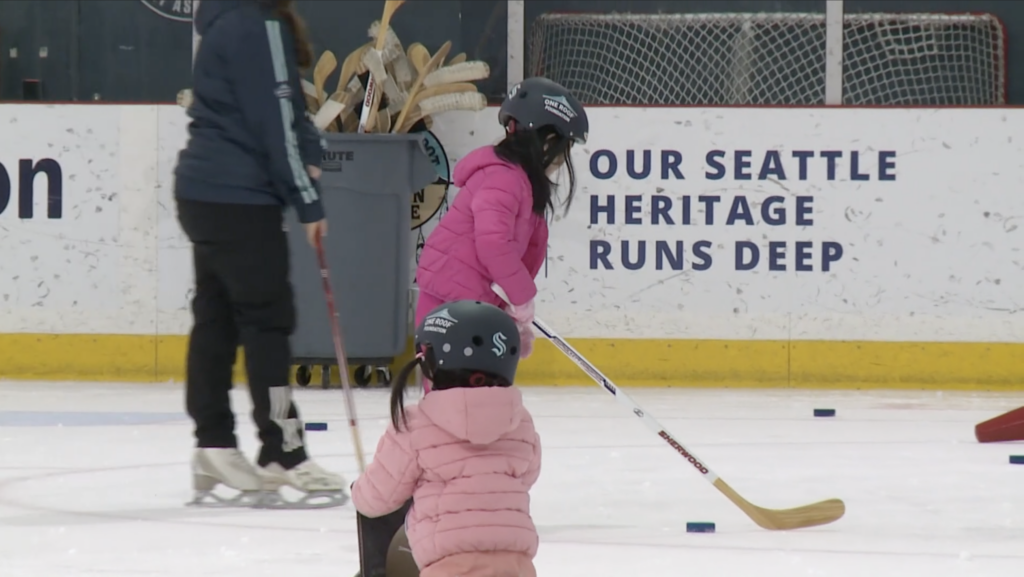 [King 5] Kraken and ReWA bring ice skating to refugee and immigrant children